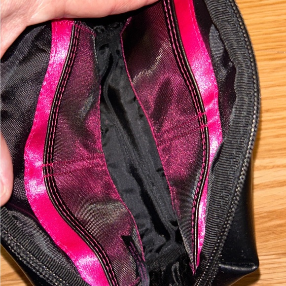 New Mary Kay Vintage Zippered MK Girlfriend Logo Makeup Bag Cosmetic Black - Picture 6 of 6